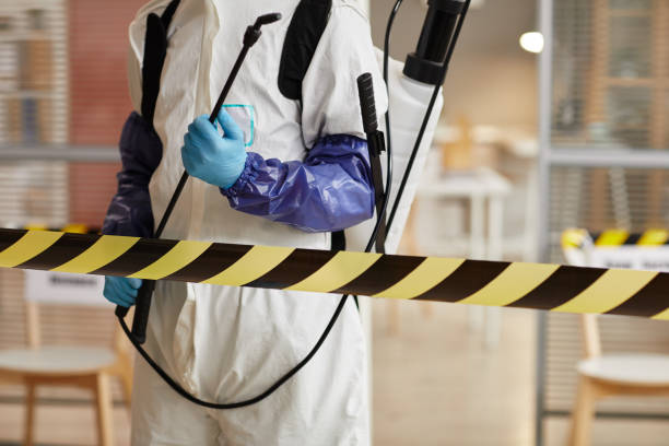 Professional Biohazard Cleanup technician working in Loxahatchee, FL